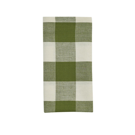 Park Designs Wicklow Check Napkin - Sage - Set of 4
