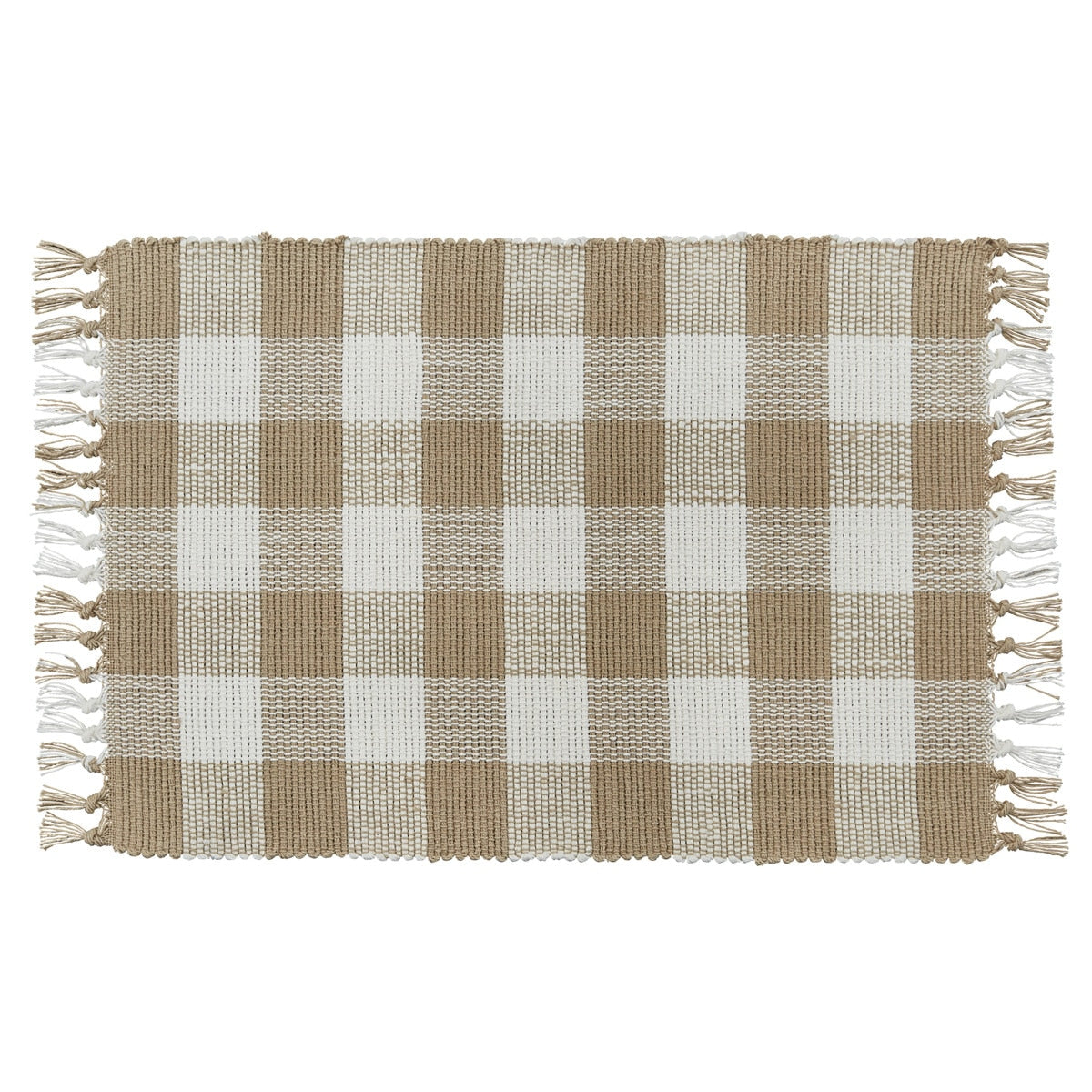 Park Designs Wicklow Check Placemat Natural - Set of 4