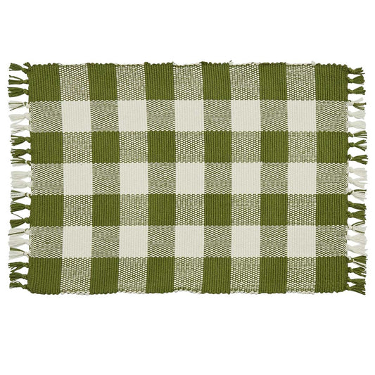 Park Designs Wicklow Check Placemat Sage - Set of 4