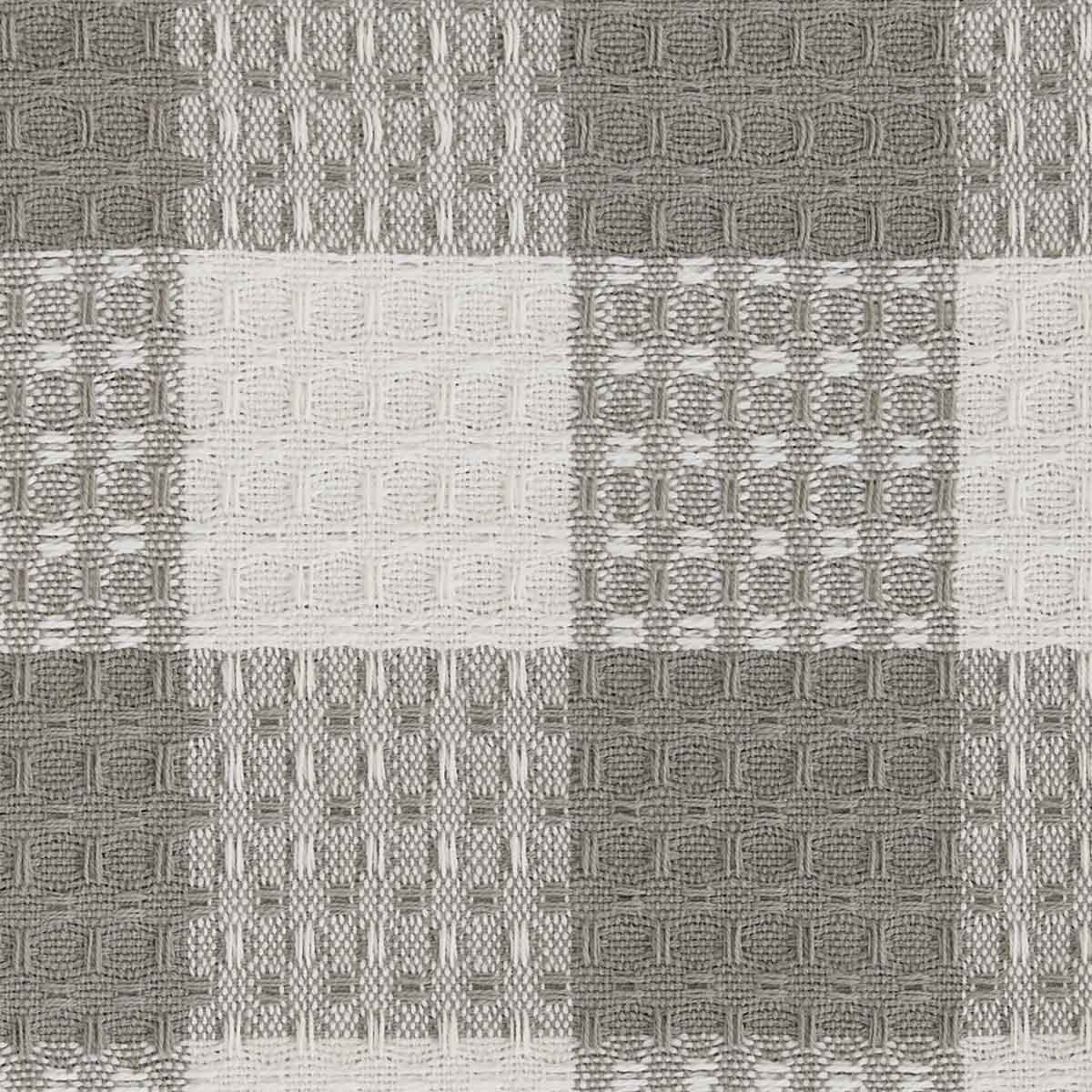 Park Designs Wicklow Check Waffle Dishtowel Dove - Set of 12