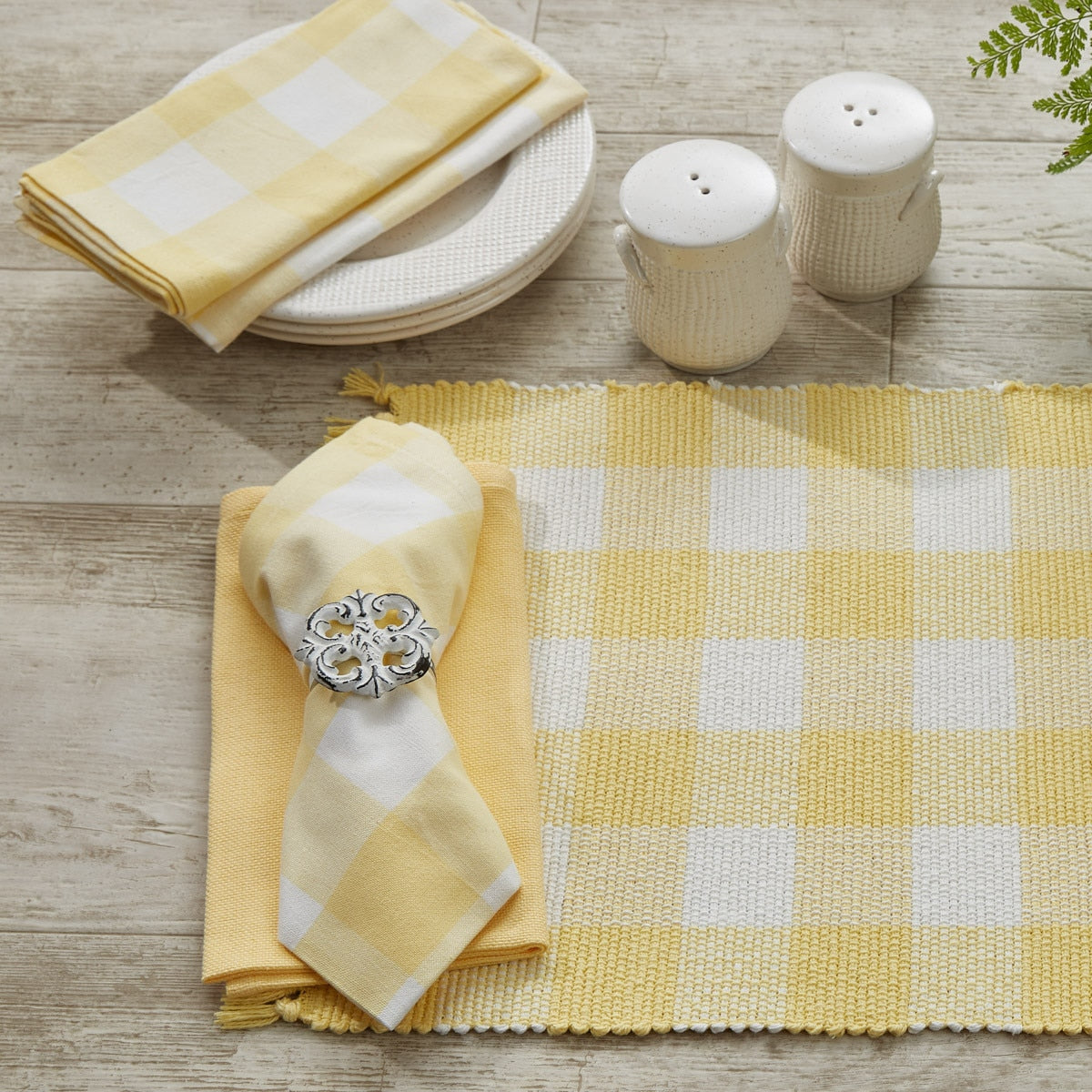 Park Designs Wicklow Napkin - Yellow - Set of 4
