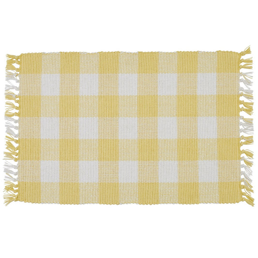 Park Designs Wicklow Placemat Yarn Yellow - Set of 4
