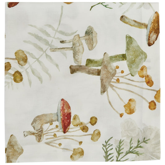 Park Designs Wild Mushrooms Napkin - Set of 12