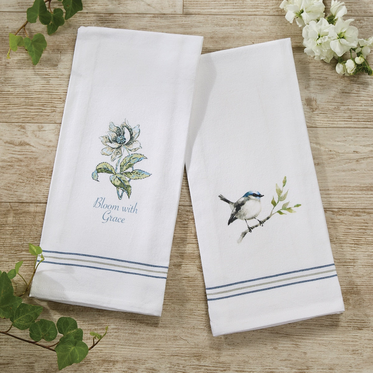 Park Designs Williamsburg Bloom With Grace Dishtowel - Set of 6