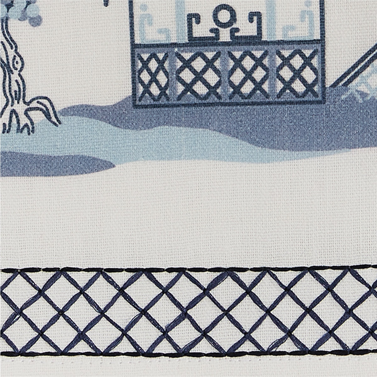 Park Designs Williamsburg Chinois Pagoda Dishtowel - Set of 2