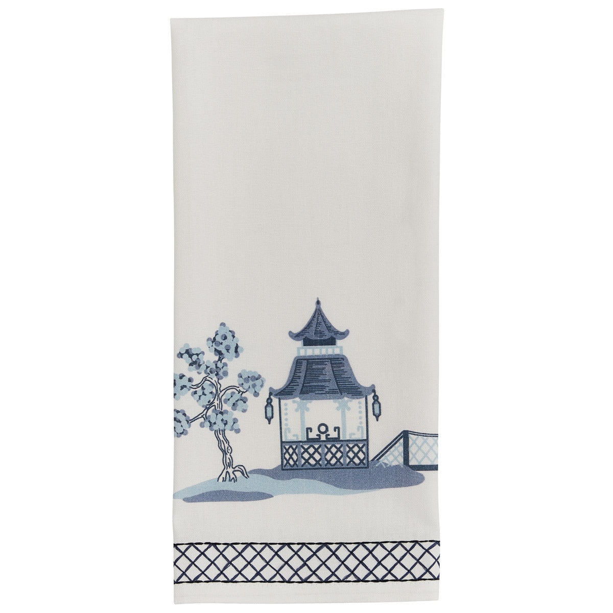 Park Designs Williamsburg Chinois Pagoda Dishtowel - Set of 2