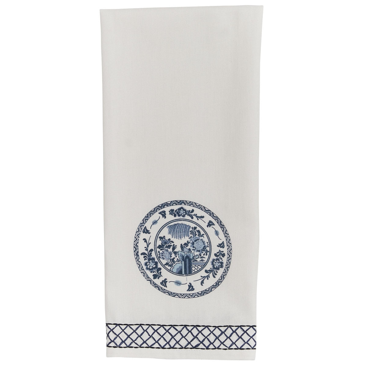 Park Designs Williamsburg Chinois Plate Dishtowel - Set of 2