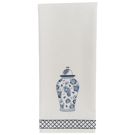 Park Designs Williamsburg Chinois Temple Jar Dishtowel - Set of 2