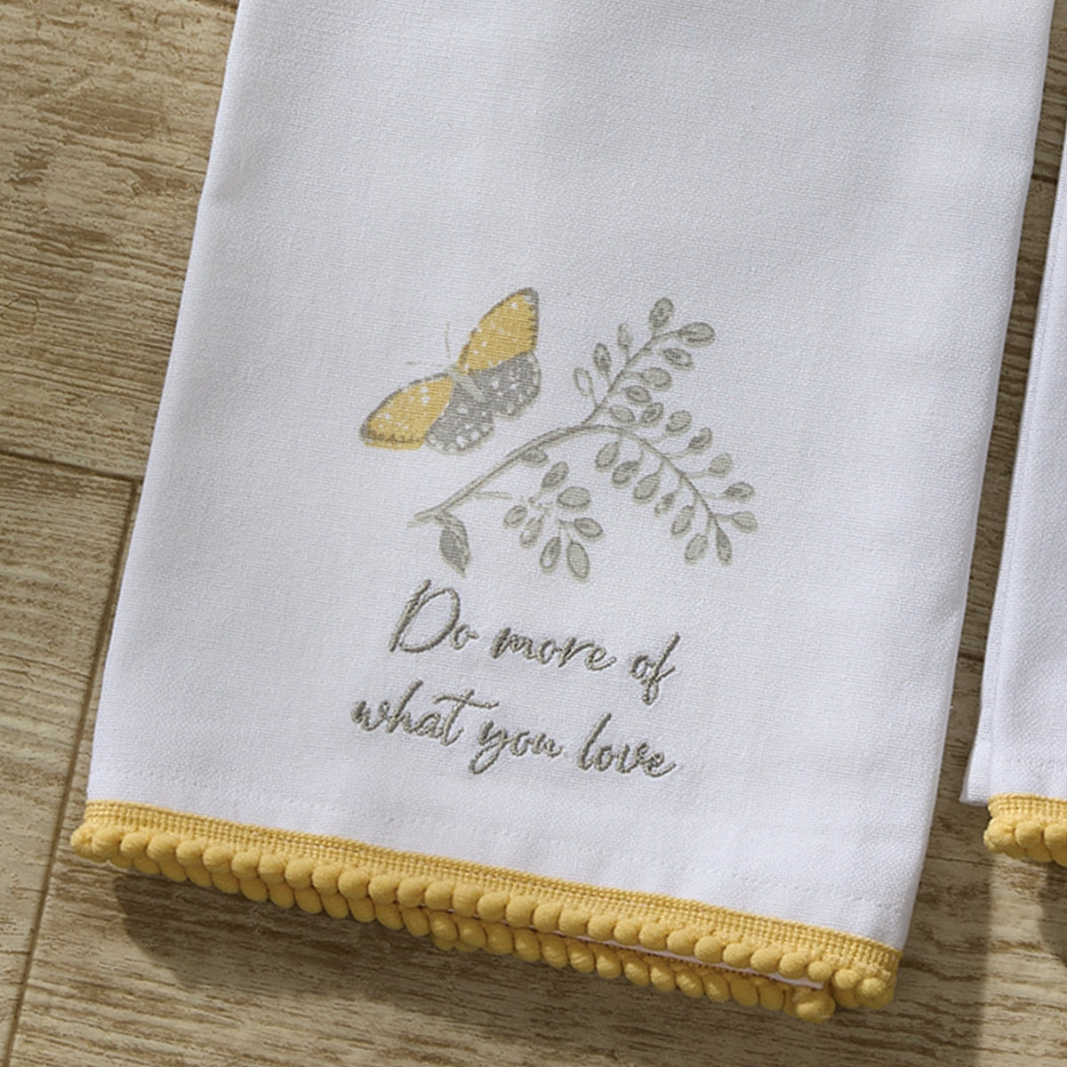 Park Designs Williamsburg Do More Love Dishtowel - Set of 6