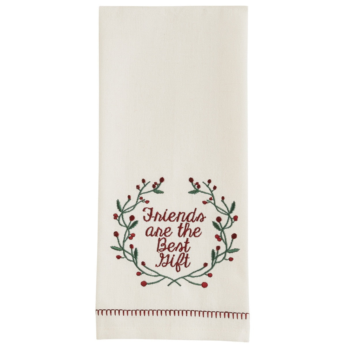 Park Designs Williamsburg Friends Are Best Emb Dishtowel - Set of 2