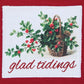 Park Designs Williamsburg Glad Tidings Holly Basket Dishtowel - Set of 6