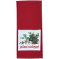 Park Designs Williamsburg Glad Tidings Holly Basket Dishtowel - Set of 6