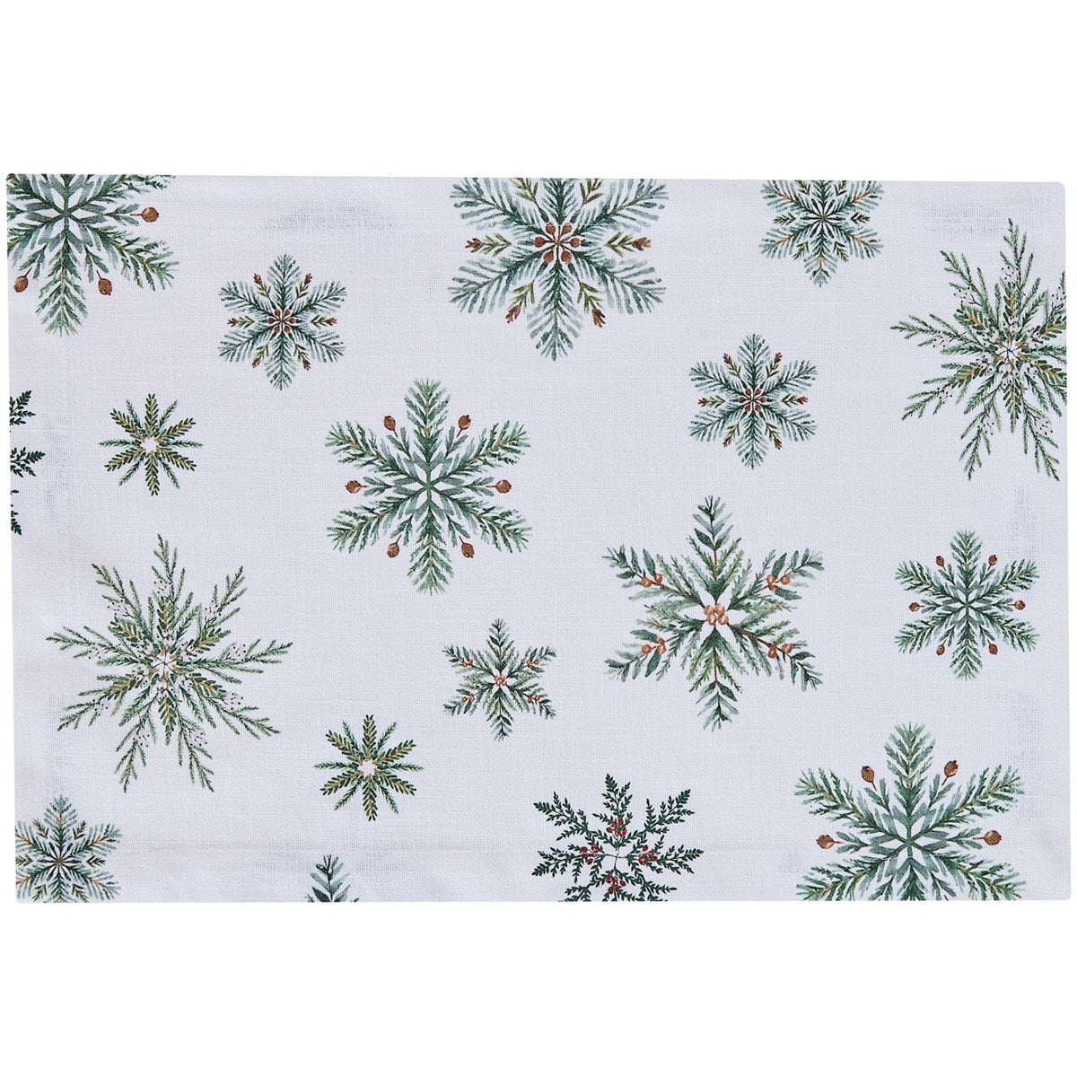 Park Designs Williamsburg Holiday Snowfall Placemat - Set of 12