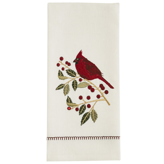 Park Designs Williamsburg Holly Cardinal Emb Dt - Set of 2