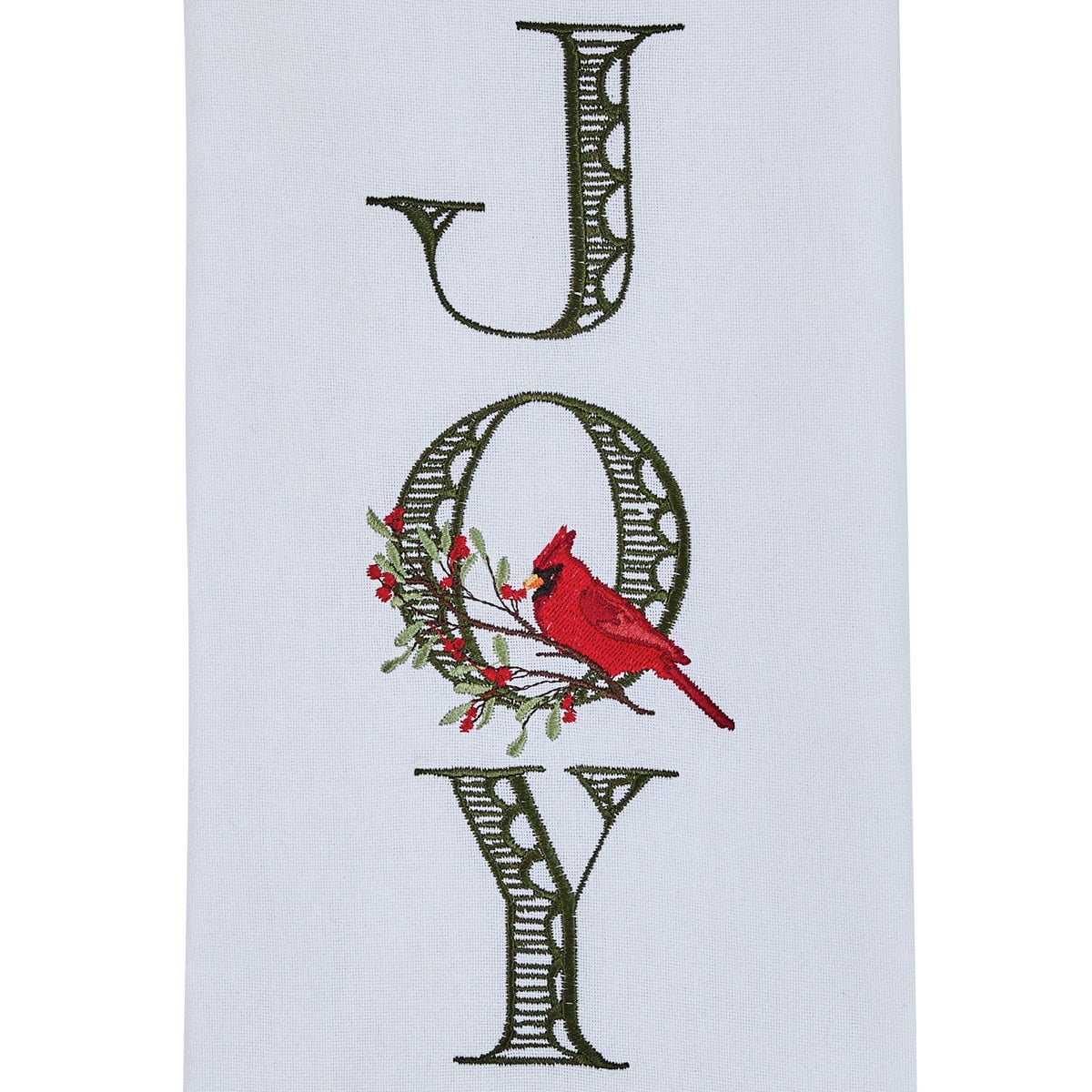 Park Designs Williamsburg Joy With Cardinal Dishtowel - Set of 6