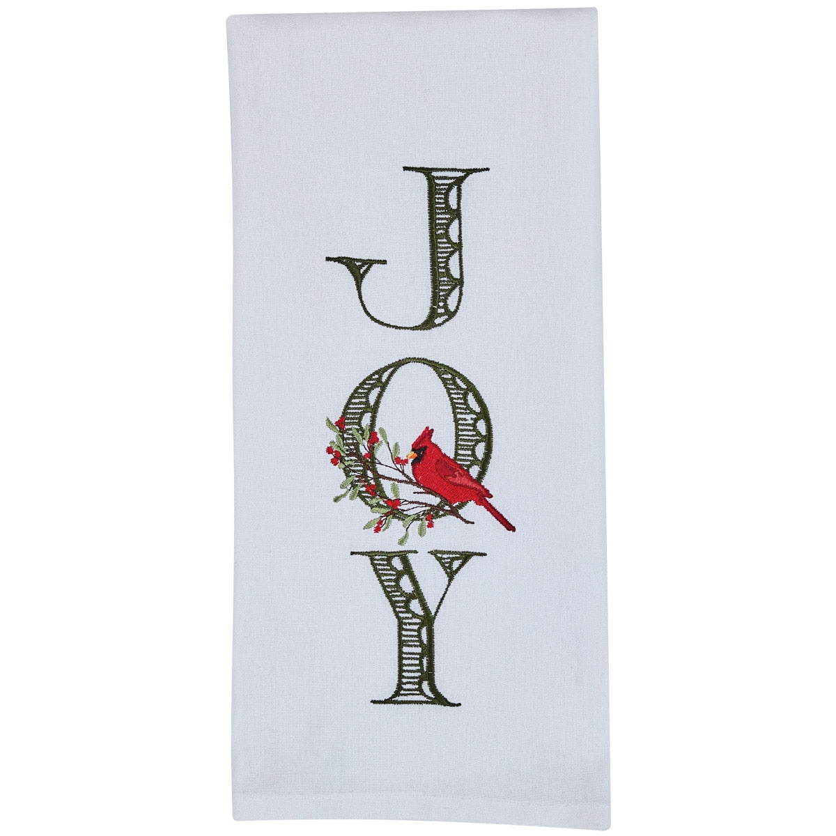 Park Designs Williamsburg Joy With Cardinal Dishtowel - Set of 6