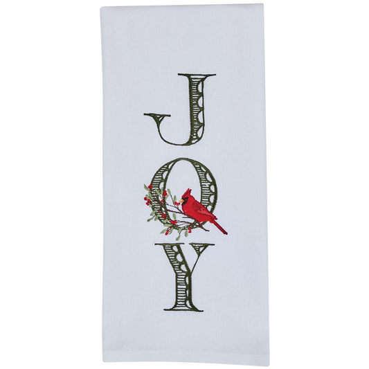 Park Designs Williamsburg Joy With Cardinal Dishtowel - Set of 6
