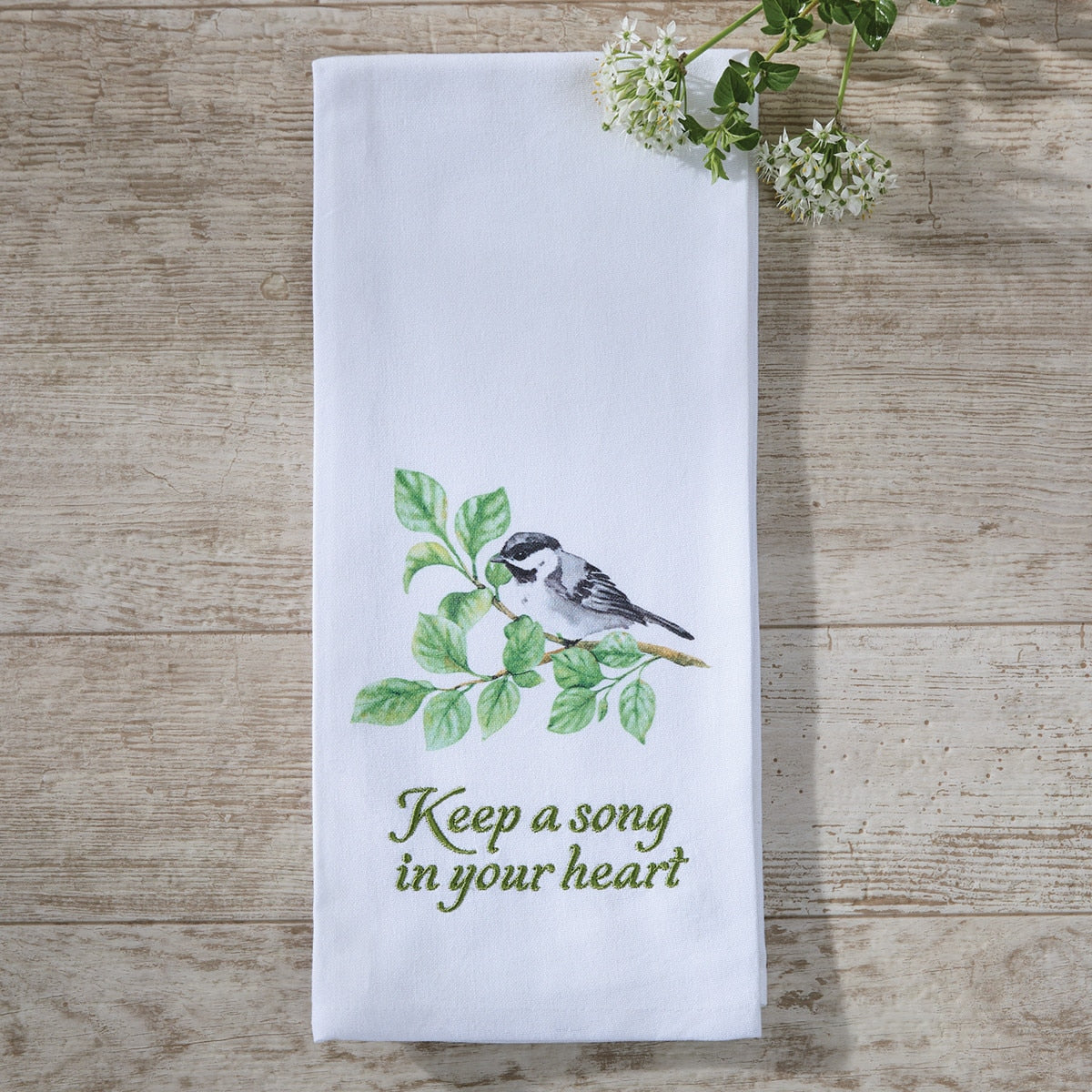 Park Designs Williamsburg Keep A Song In Your Heart Dishtowel - Set of 6