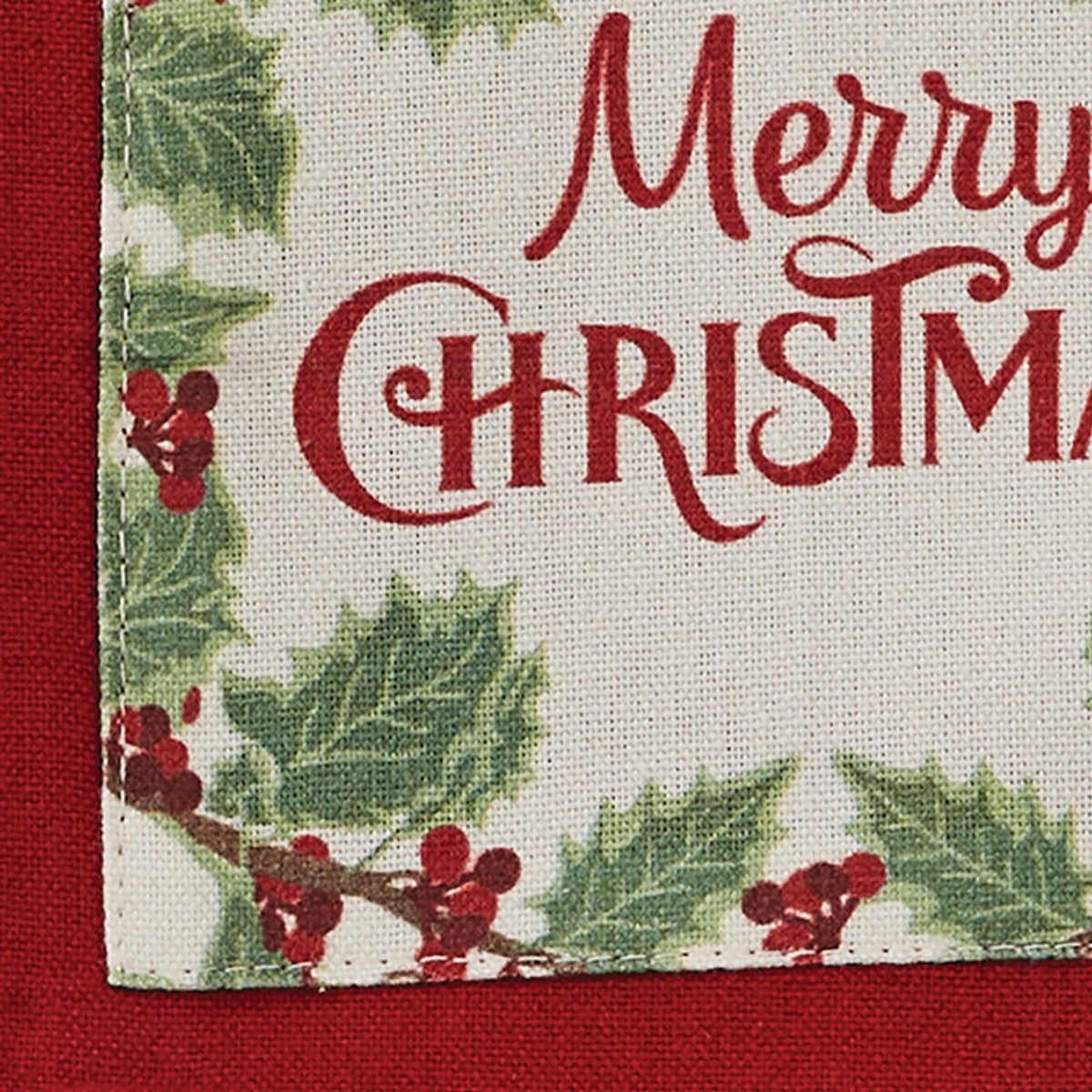 Park Designs Williamsburg Merry Christmas Dishtowel - Set of 6