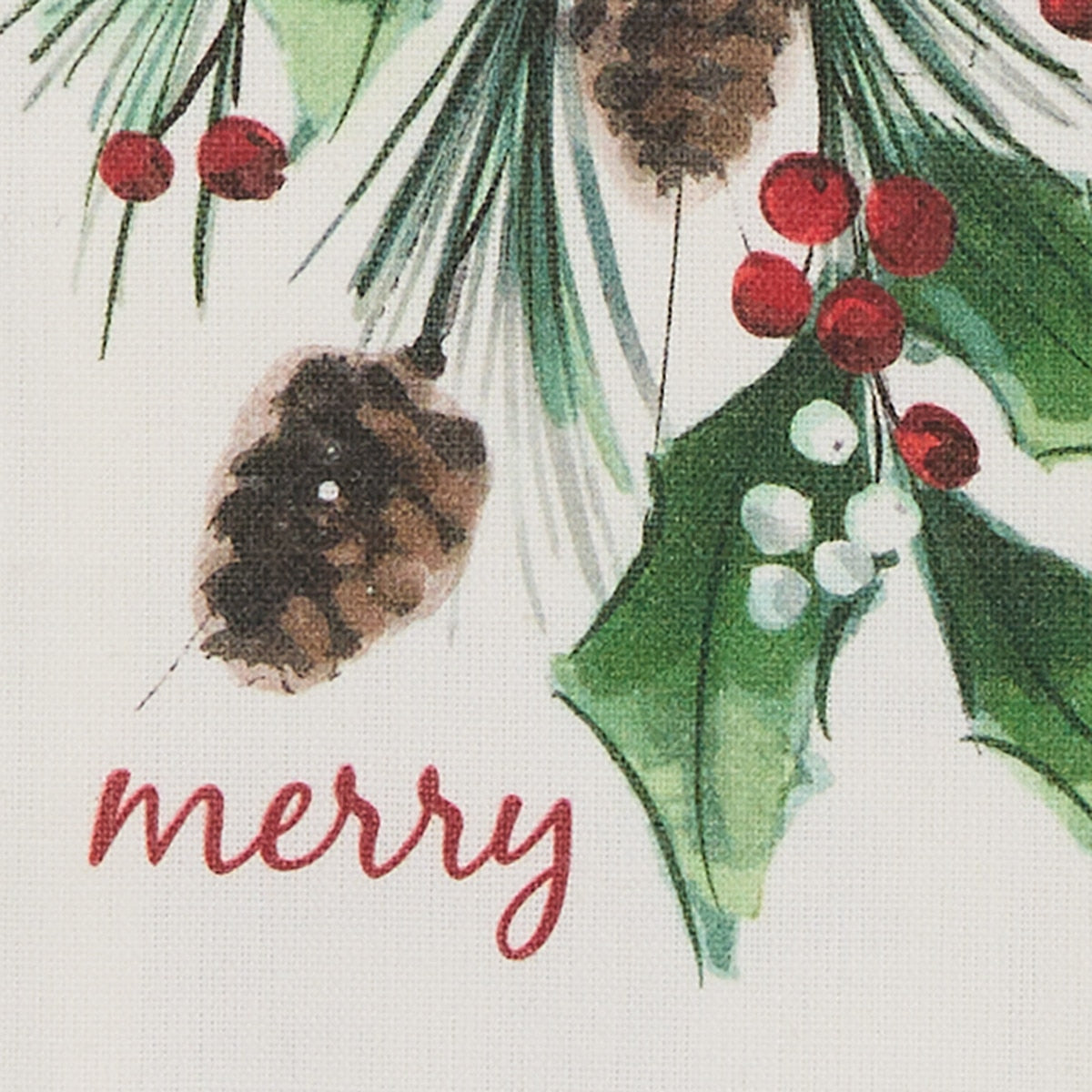 Park Designs Williamsburg Merry Swag Dishtowel - Set of 6