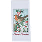 Park Designs Williamsburg Seasons Greetings Bird Dishtowel - Set of 6