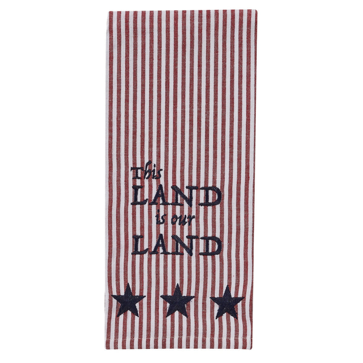 Park Designs Williamsburg This Land Dishtowel - Set of 6