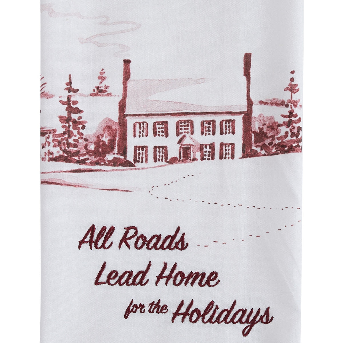Park Designs Williamsburg Winter Countryside Dishtowel - Set of 6