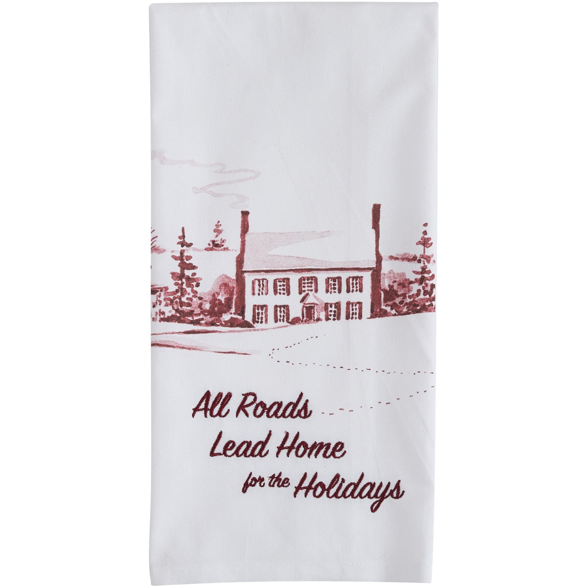Park Designs Williamsburg Winter Countryside Dishtowel - Set of 6