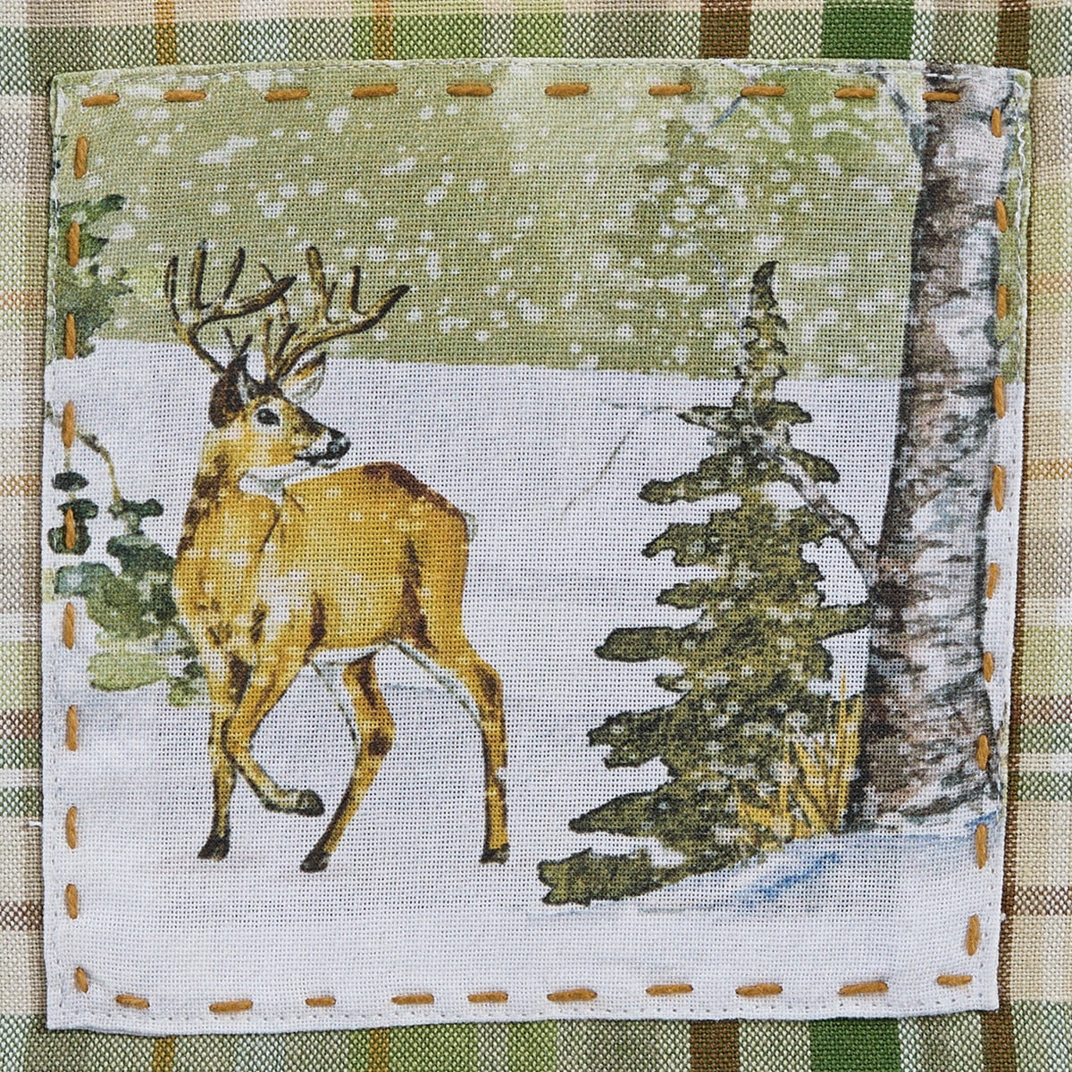 Park Designs Winter Morning Plaid Decorative Dishtowel - Set of 6
