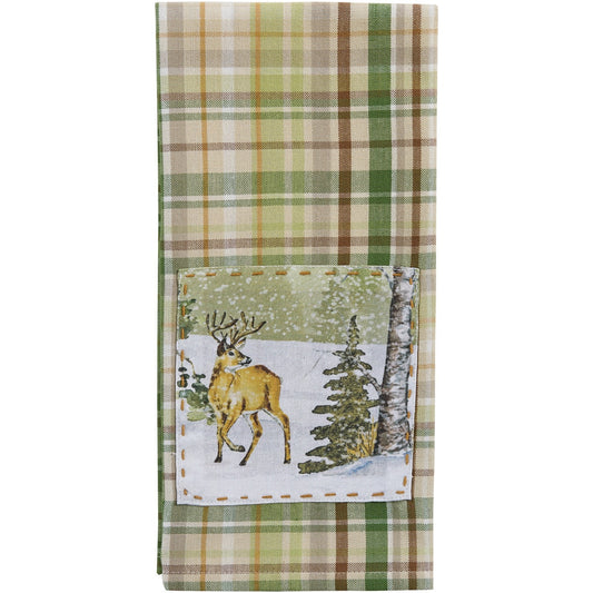 Park Designs Winter Morning Plaid Decorative Dishtowel - Set of 6
