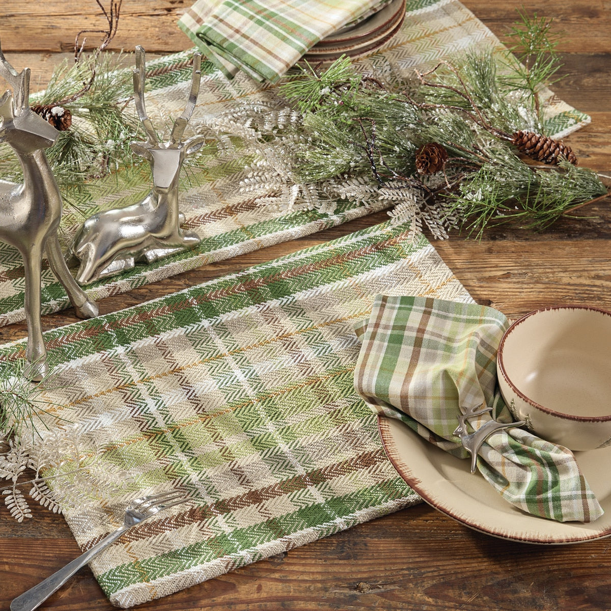 Park Designs Winter Morning Plaid Placemat - Set of 12