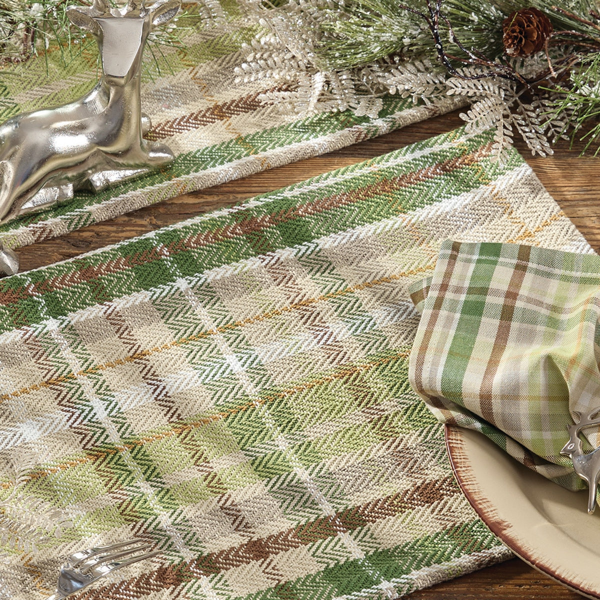 Park Designs Winter Morning Plaid Placemat - Set of 12