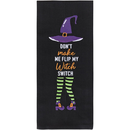 Park Designs Witch Switch Decorative Dishtowel - Set of 6