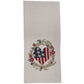 Park Designs Wreath With Flag Heart Dishtowel - Set of 6
