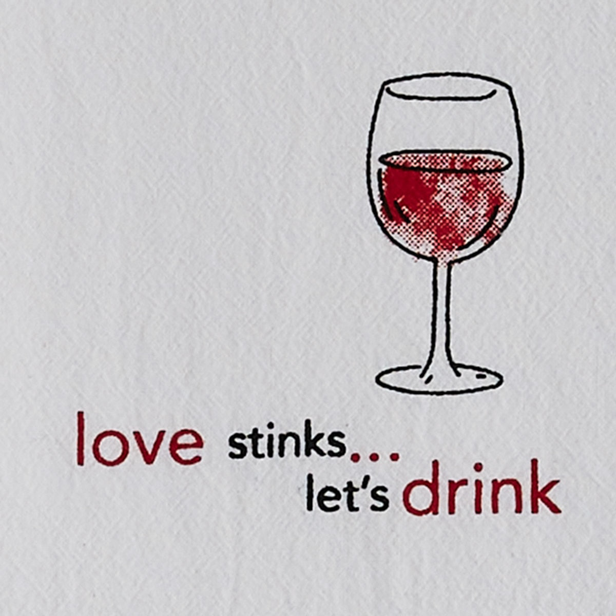 Park Designs YLove Stinks Sentiment Dishtowel - Set of 2