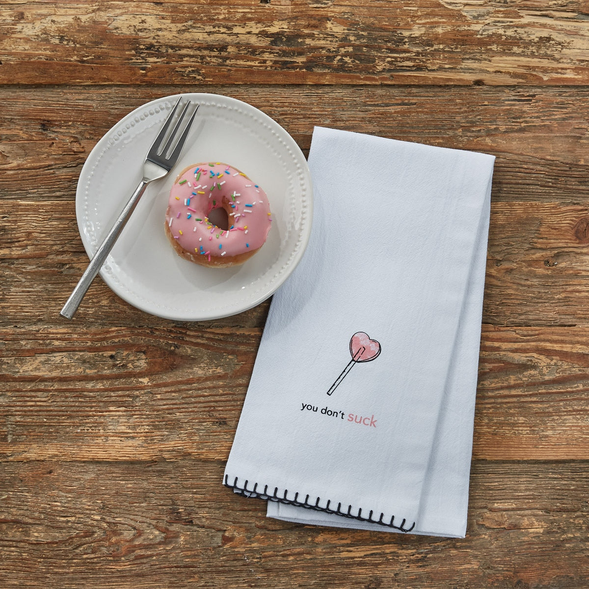 Park Designs You Don'T Suck Sentiment Dishtowel - Set of 2