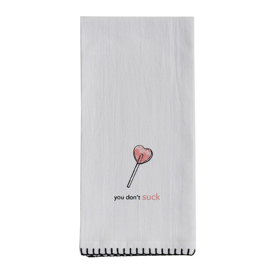 Park Designs You Don'T Suck Sentiment Dishtowel - Set of 2