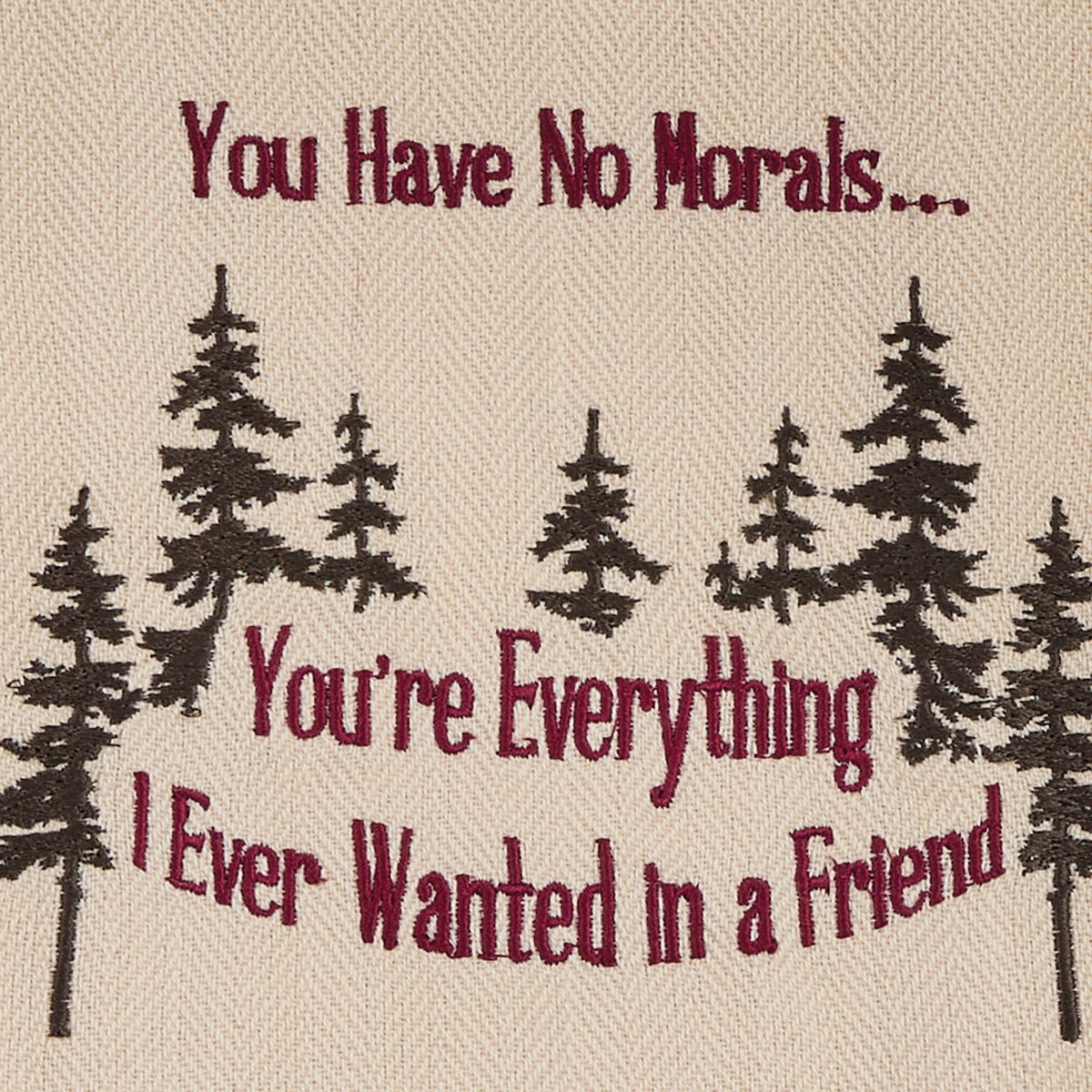 Park Designs You Drink Too Much Embroidered Dishtowel - Set of 6