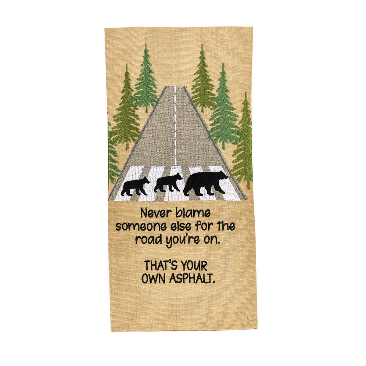 Park Designs Your Own Asphalt Dishtowel - Set of 6