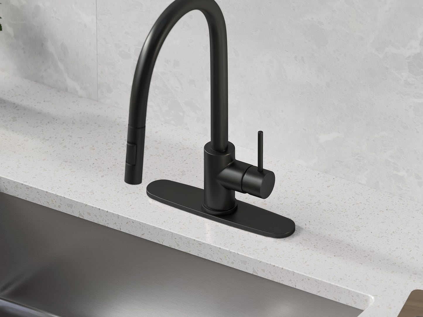 Pelican International 10" Matte Black Deck Plate