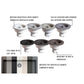 Pelican International Chroma Finish Matching Strainer for Crystallite Series Sink