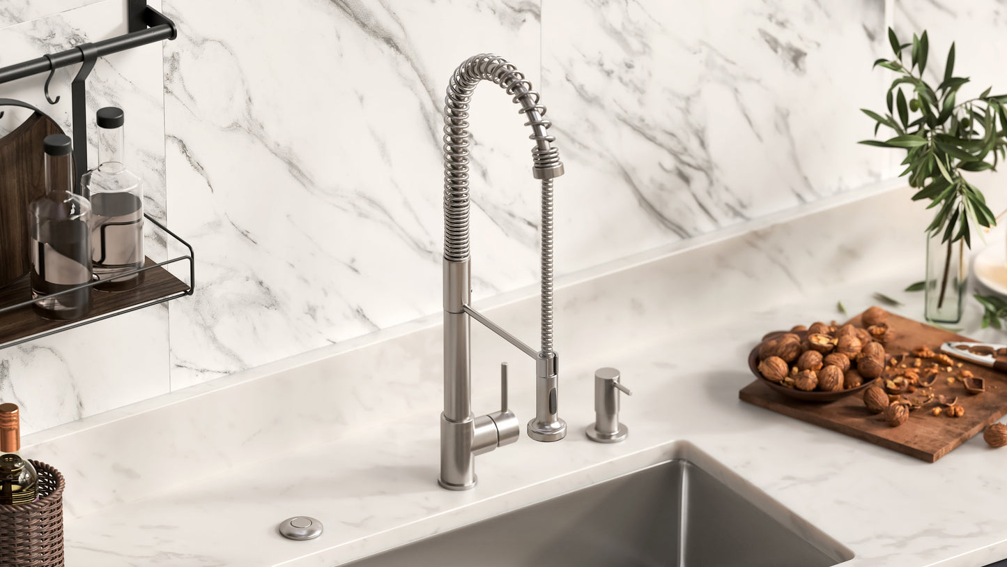 Pelican International Brushed Nickel Soap Dispenser