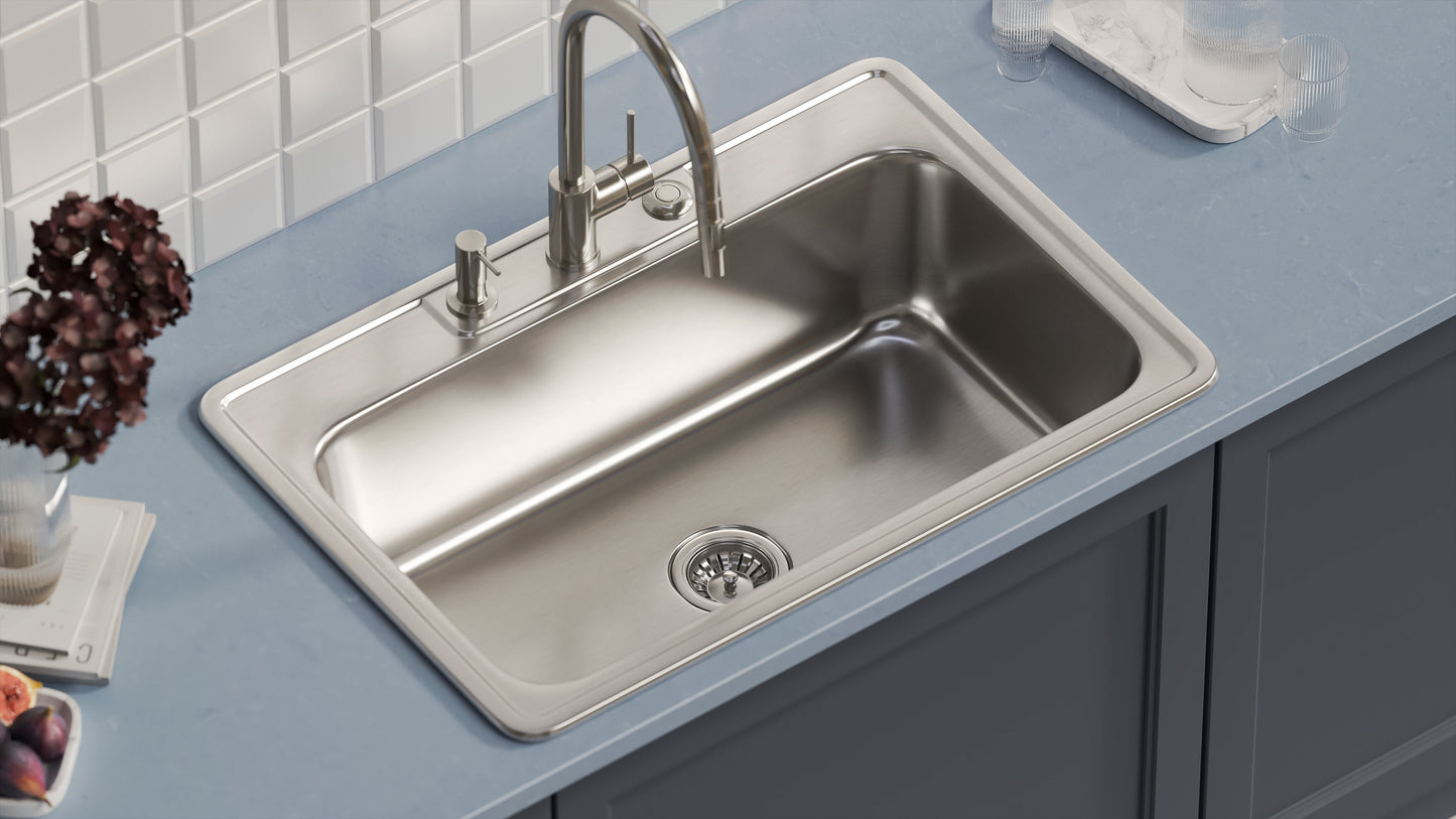 Pelican International Brushed Nickel Soap Dispenser