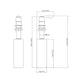 Pelican International Chrome Soap Dispenser