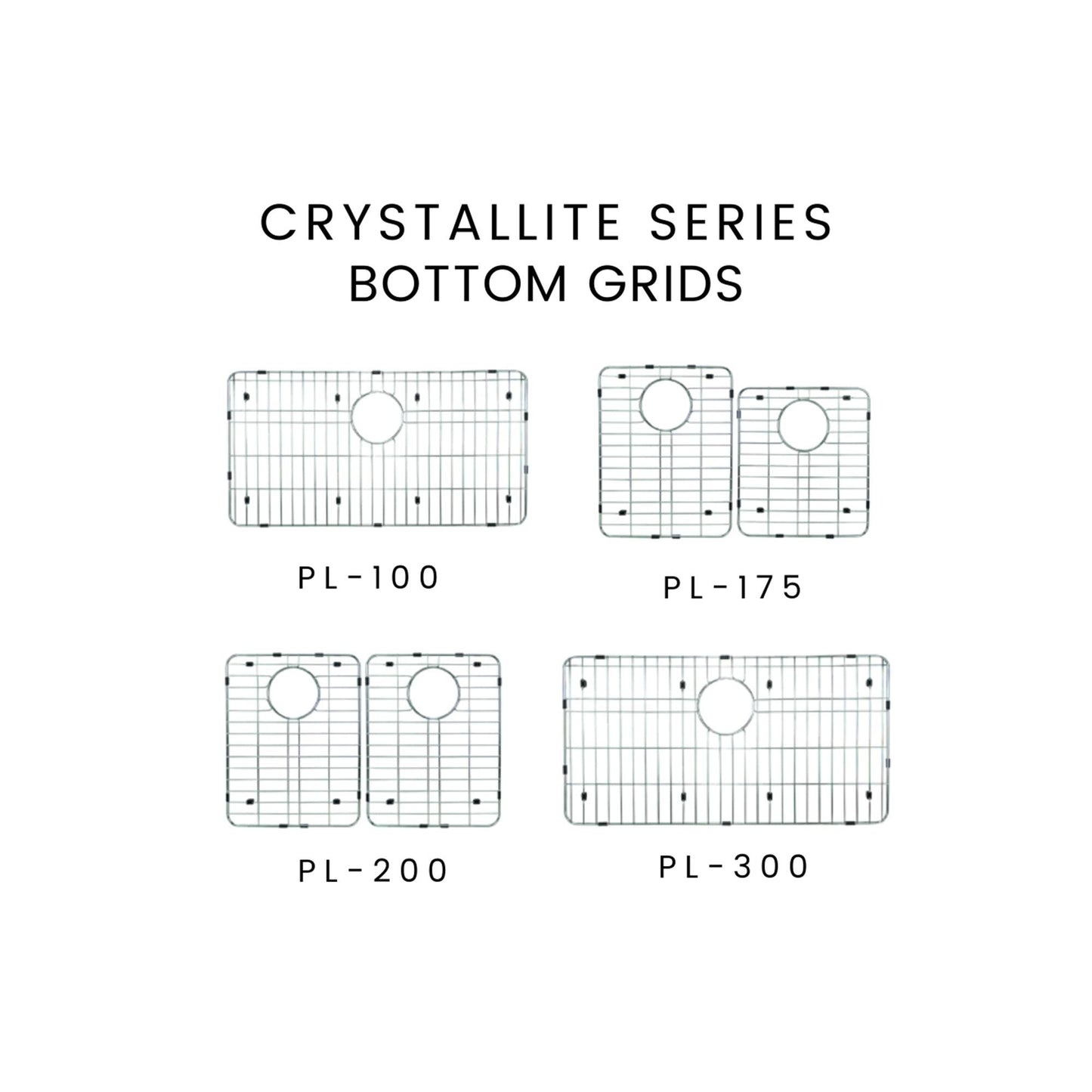 Pelican International Stainless Steel Bottom Grid for PL-175 Kitchen Sink