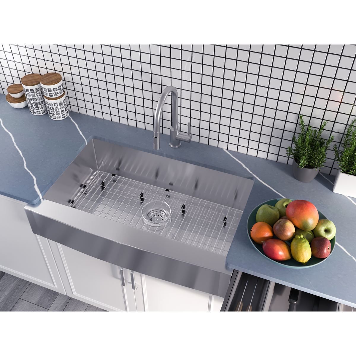 Pelican International Stainless Steel Bottom Grid for PL-HA124 Kitchen Sink