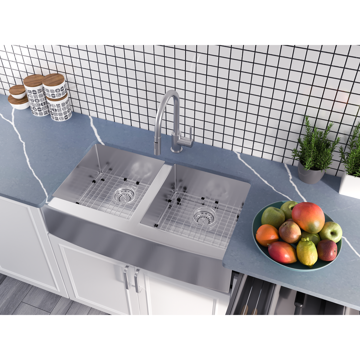 Pelican International Stainless Steel Bottom Grid for PL-HA130 Kitchen Sink
