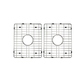 Pelican International Stainless Steel Bottom Grid for PL-VR5050 Kitchen Sink
