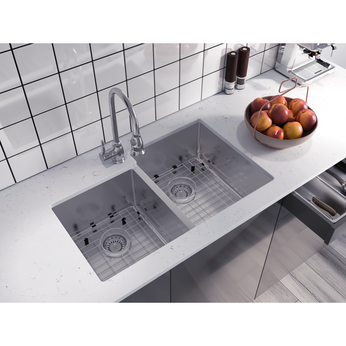 Pelican International Stainless Steel Bottom Grid for PL-VR6040/VR4060 Kitchen Sink