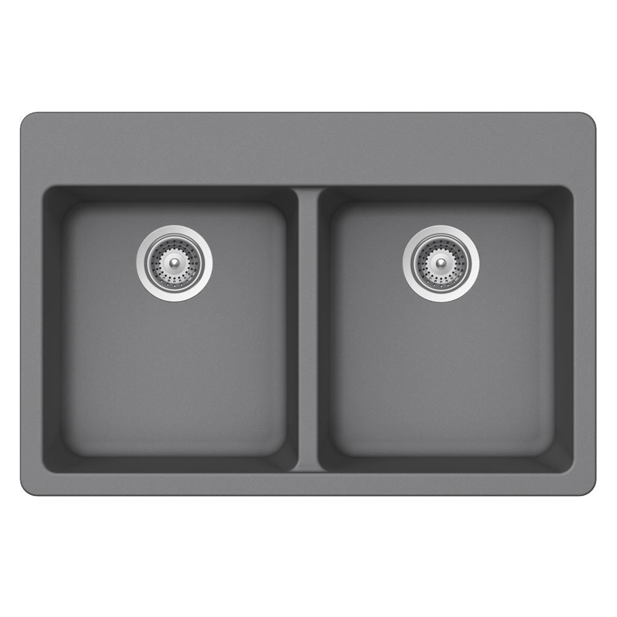 Pelican Int'l Crystallite Series PL-200 33" x 22" Chroma Granite Composite Topmount/ Undermount Kitchen Sink